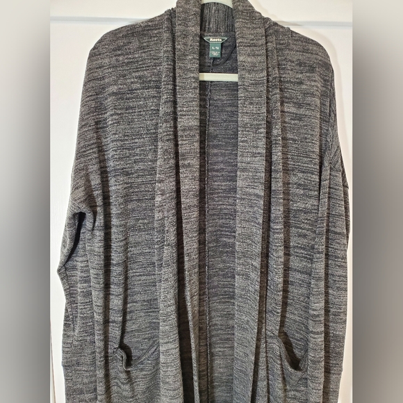ROOTS - Jersey / Stretchy Gray Cardigan - 1X  - Picture 2 of 10